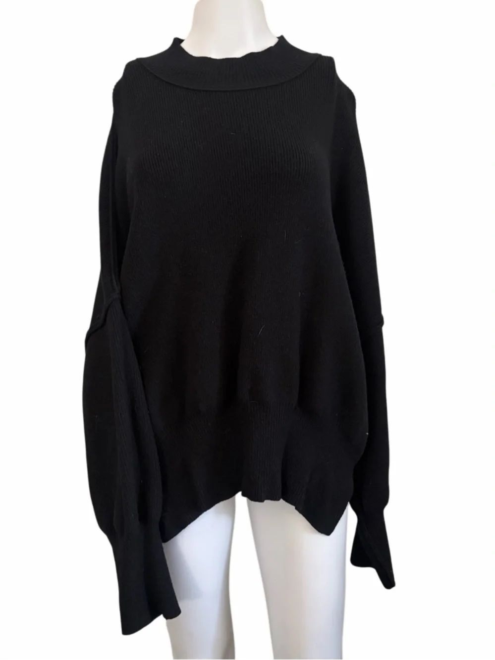 Altar'd State Black Women's Relaxed Knit Sweater Size XL